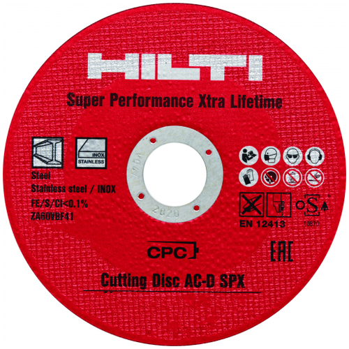 Диск отрезной AC-D SPX 230x22.2х1.8 мм, 10 шт. HILTI 2150736 диск отрезной hilti ac d spx