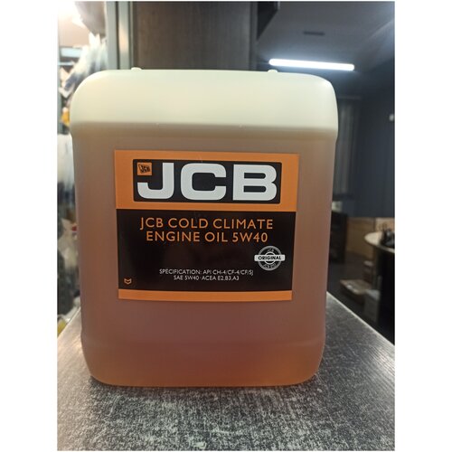 Синтетическое моторное масло JCB COLD CLIMATE INGINE OIL 5W-40, 5 л 4001/2745