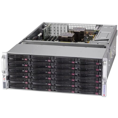 Серверная платформа 4U SSG-640P-E1CR36H SUPERMICRO материнская плата mbd x12dpi n6 b 3rd gen intel® xeon® scalable processors dual socket lga 4189 socket p supported cpu tdp supports up to 270w tdp