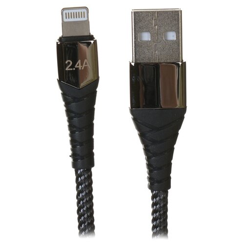 Аксессуар AccesStyle USB - Lightning 1m Black AL24-F100LED