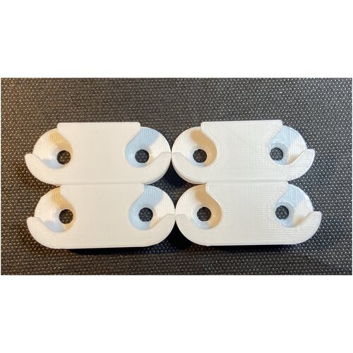 Ремонтный комплект креплений (петель) полок обувниц Hemnes, Stall. 4 штуки