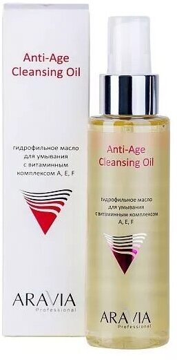 Aravia Professional Гидрофильное масло для умывания с витаминным комплексом АЕF Anti-Age Cleansing Oil 110 мл 1 шт