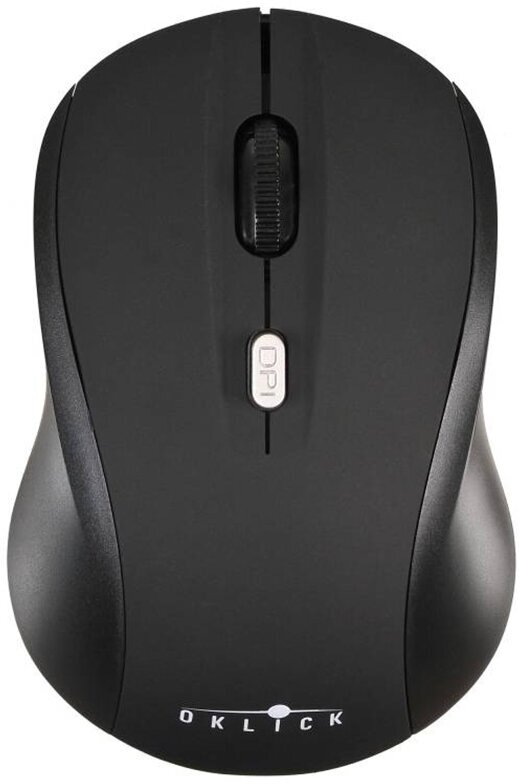 Мышь Oklick 415MW черный оптическая (1600dpi) беспроводная USB (3but) — фото 1