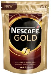 Кофе растворимый Nescafe Gold, пакет