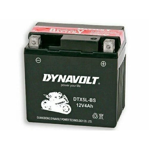 Аккумулятор мото Dynavolt AGM DTZ7S 6Ah 75A ОП (YTX5LхYT5L) 115х70х105