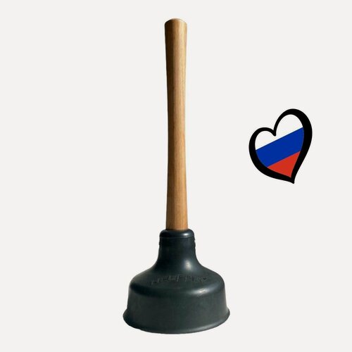 Изображение товара Вантуз для унитаза и ванны HELPPIK PROFESSIONAL с болтовым креплением рукоятки, сантехнический вантуз (Диаметр: 150 мм. Срок службы: 20 лет)