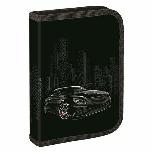 Brauberg Пенал 1 отделение 1 откидная планка 21х14 см Night Car 271522
