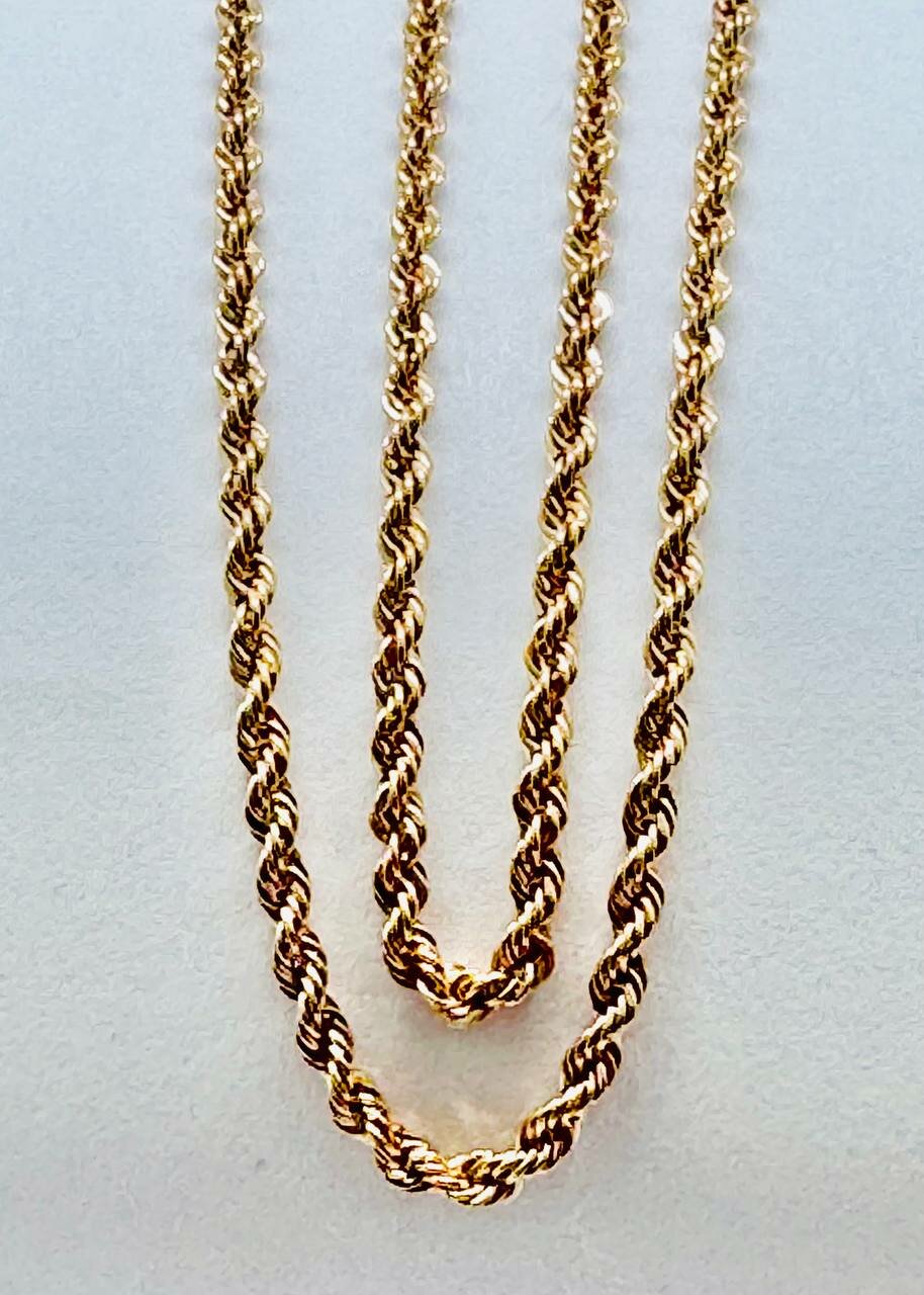 Цепь красное золото, 585 проба