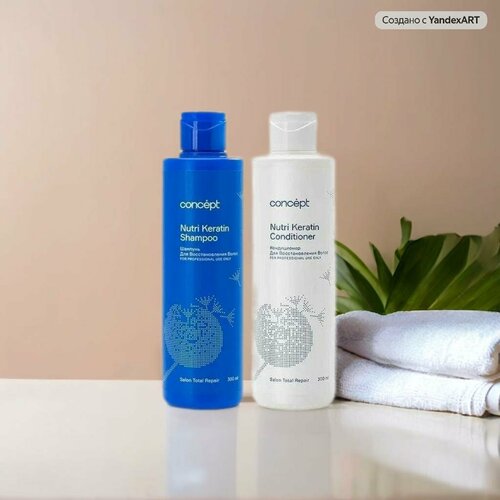 Набор Concept Шампунь для восстановления 300 мл Кондиционер для восстановления 300 мл 1010₽