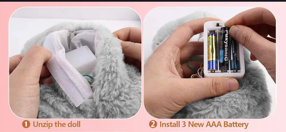 Мягкие Игрушки Xiaomi Дышащая игрушка для сна Стич музыкальный, 30 см