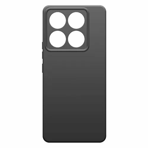 Чехол (клип-кейс) BORASCO для Xiaomi 14T Pro, черный [73787]