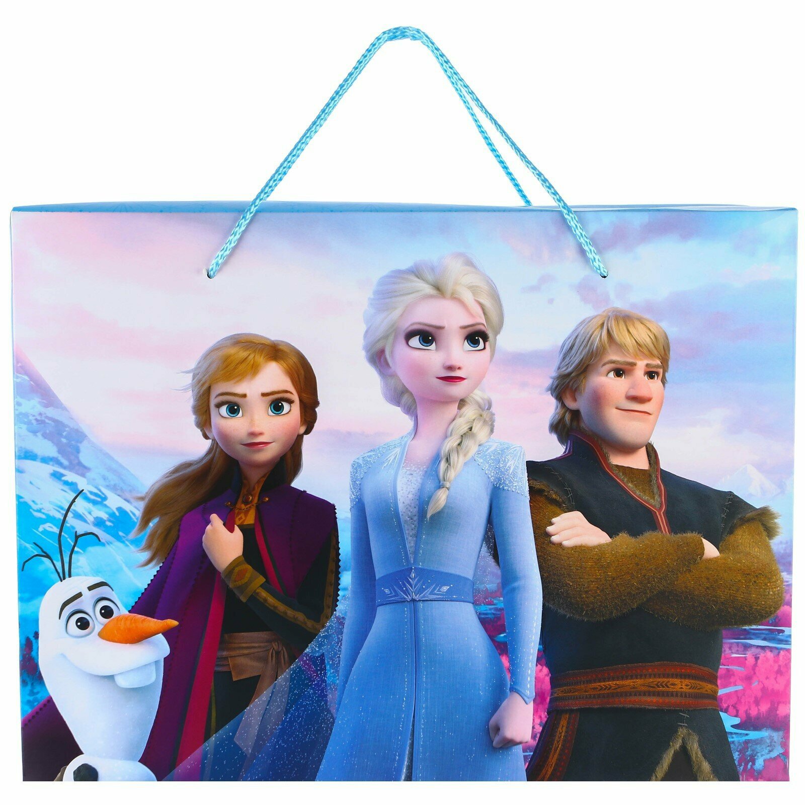 Пакет-коробка для девочек, Disney Холодное сердце, 40х30х15 см — фото 1