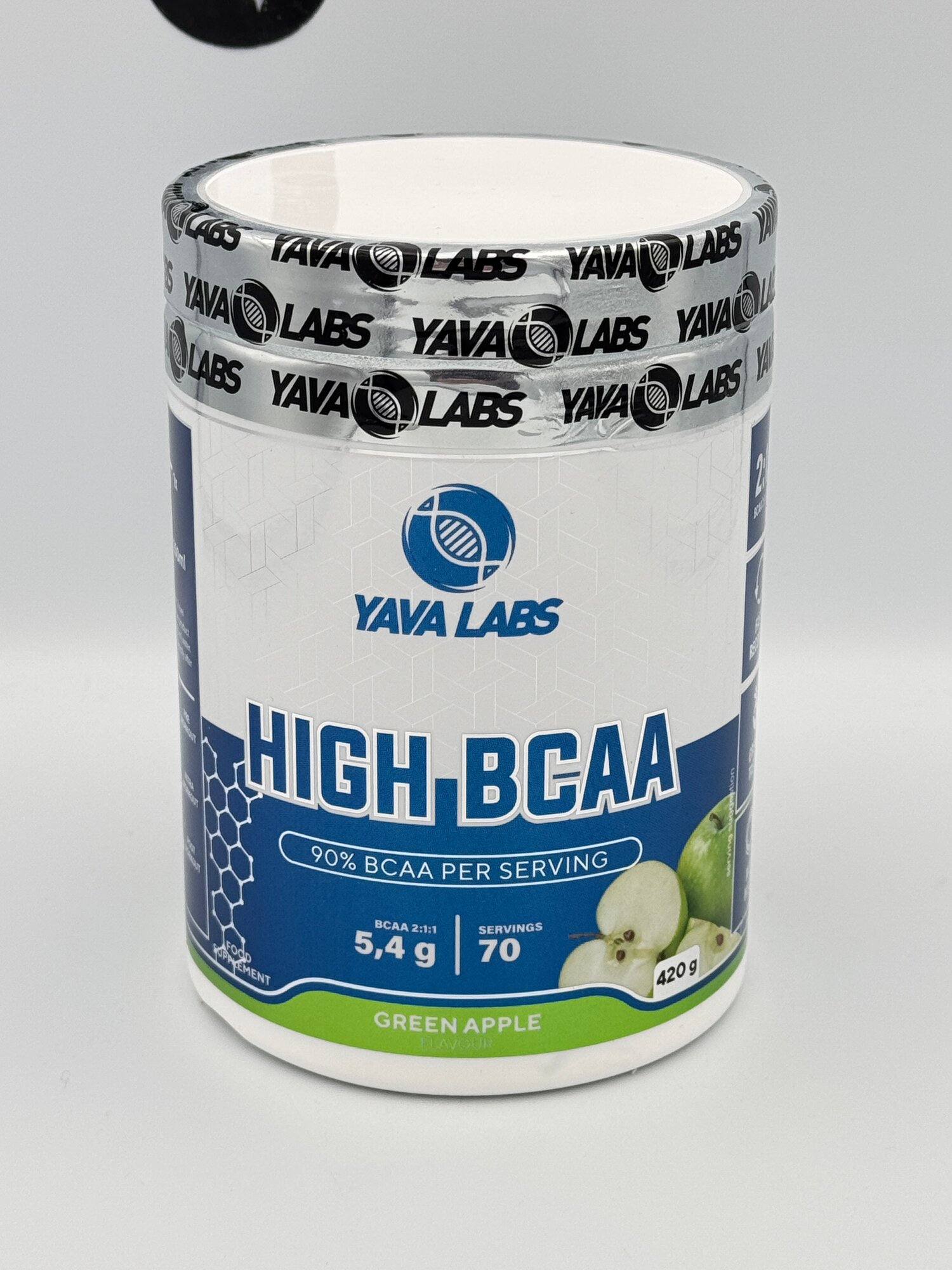 Комплекс Yava Labs "HIGH BCAA", для восстановления, 70 порций, 400 г
