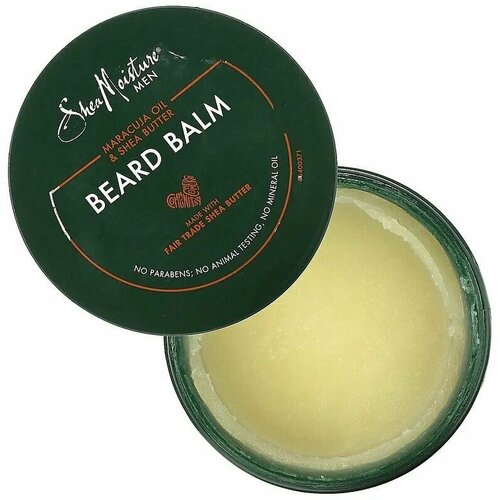 SheaMoisture, Для мужчин, бальзам для бороды, масло маракуйи и масло ши, 113 г