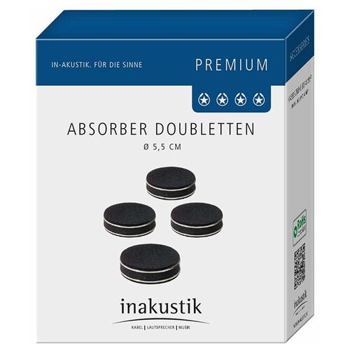 Демпфер Inakustik 008509 Premium Doublette Chrome 4-Set штанга с металлическими дисками атлант 72 кг