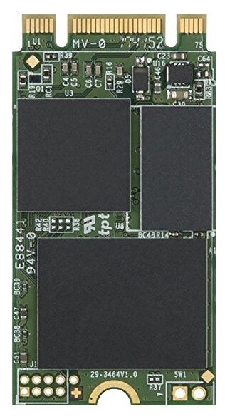 Твердотельный накопитель SSD 128GB M.2 2242 SSD, SATA3 B+M Key, MLC