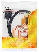 Кабель Mirex DVI-D - DVI-D (13700-DVIX2018) 1.8 м черный