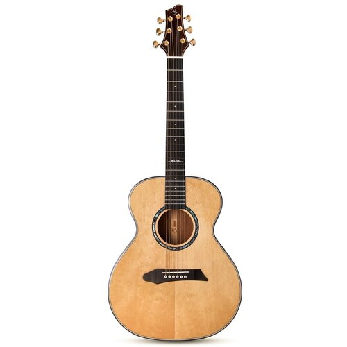 NG Mini 1E электроакустическая гитара, цвет натуральный, чехол в комплекте