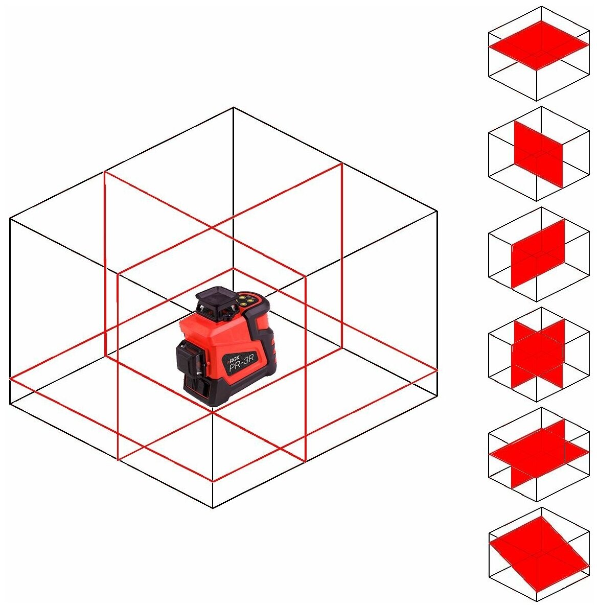 Лазерный построитель плоскостей RGK - фото №7