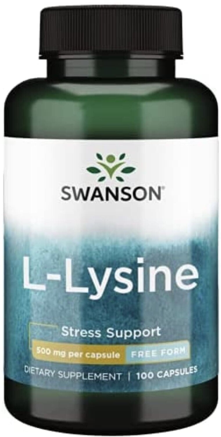 Swanson L-Lysine 500 mg, 100 капс.