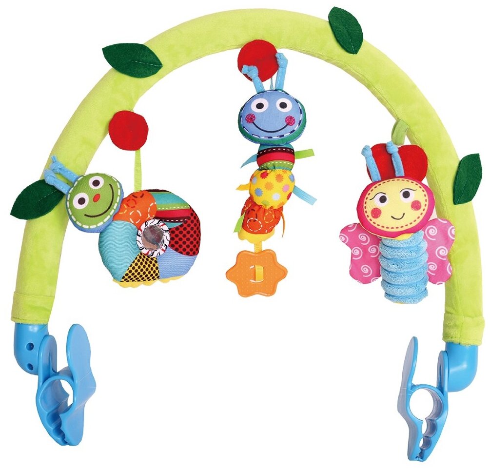 Дуга на коляску Biba Toys Счастливые Гусенички BP143
