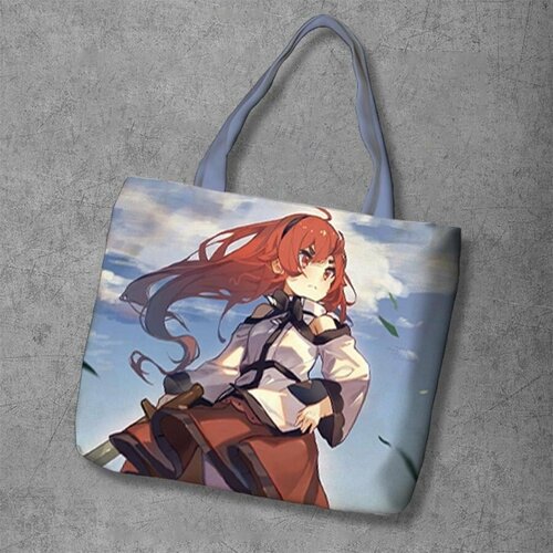 фото Сумка шоппер anime dakimakura, фактура рельефная, мультиколор