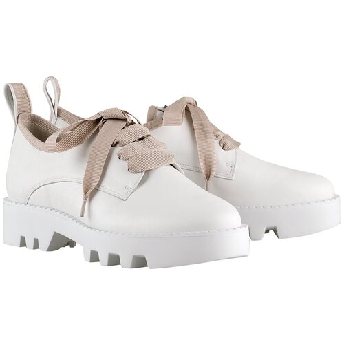 фото Полуботинки (женские) hogl 1-102510-0200 белый 4