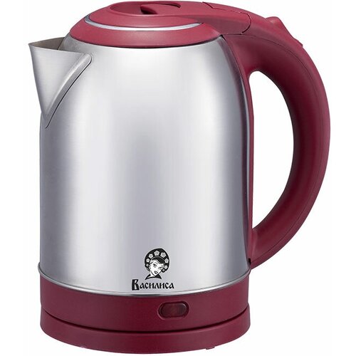 Чайник электрический 20Л 2000ВТ диск съемн фильтр нерж СТкрасн василиса DELTA 222400₽