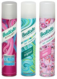 Фото Сухой шампунь Batiste Stylist XXL Volume, 200 мл + Original, 200 мл + Sweetie, 200 мл