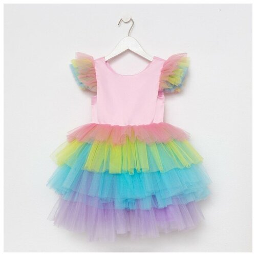фото Платье детское "радуга" kaftan р. 32 (110-116 см)