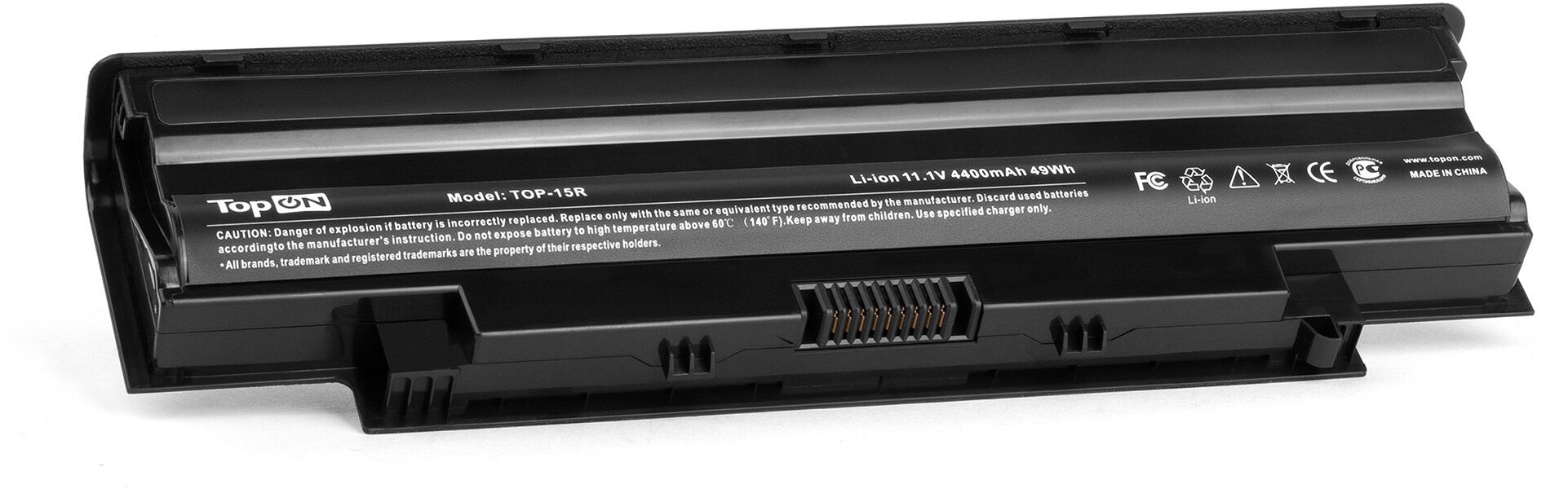 Аккумулятор TopON для ноутбуков Topon Dell Inspiron 15R, 17R, M501, N3010, Vostro 3450 Series. 11.1V 4400mAh 49Wh. PN: J1KND, 07XFJJ.