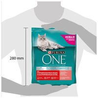 Корм для кошек Purina ONE (0.75 кг) Для стерилизованных кошек и котов с высоким содержанием Лосося и