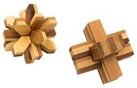 Набор головоломок Professor Puzzle Bamboozlers – Set of 2 The Star + The Cross (BZ1059) 2 шт. коричн