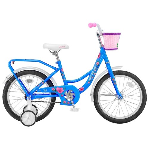 фото Детский велосипед stels flyte lady 18 z011 (2018) голубой 12" (требует финальной сборки)