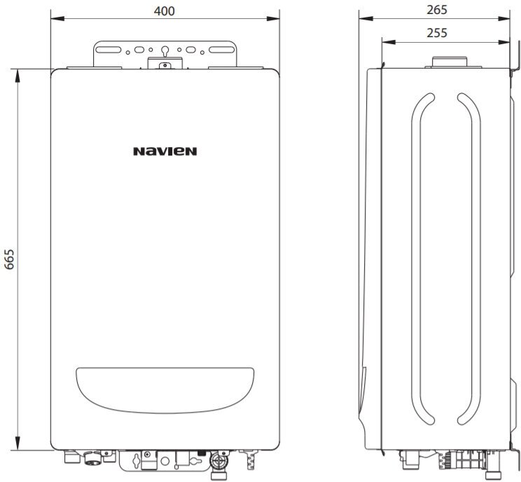 Котел газовый Navien Deluxe S-20k (PNGB3500020L001) - фото №11