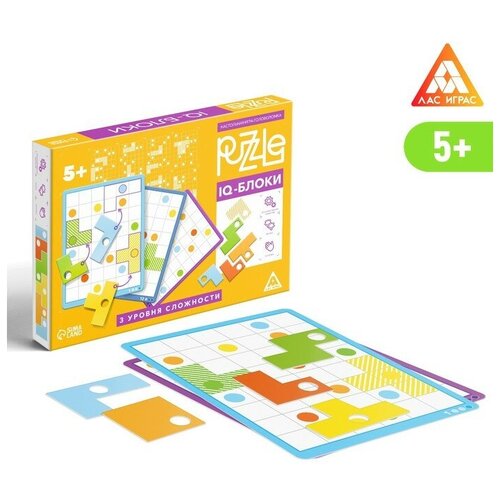 Настольная игра головоломка Puzzle «IQ-блоки 14 элементов», 5+