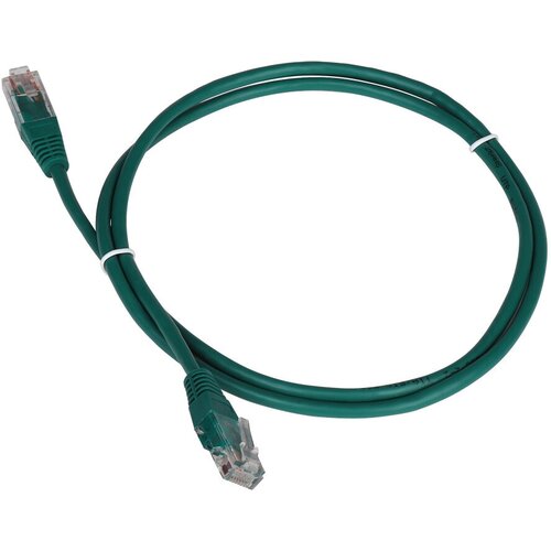 Патч-корд Lanmaster TWT-45-45-10-GN UTP RJ-45 вил.-вилка RJ-45 кат.5E 10м зеленый ПВХ (уп:1шт) патч корд lanmaster twt 45 45 2 0 6 gy utp rj 45 вил вилка rj 45 кат 6 2м серый пвх уп 1шт