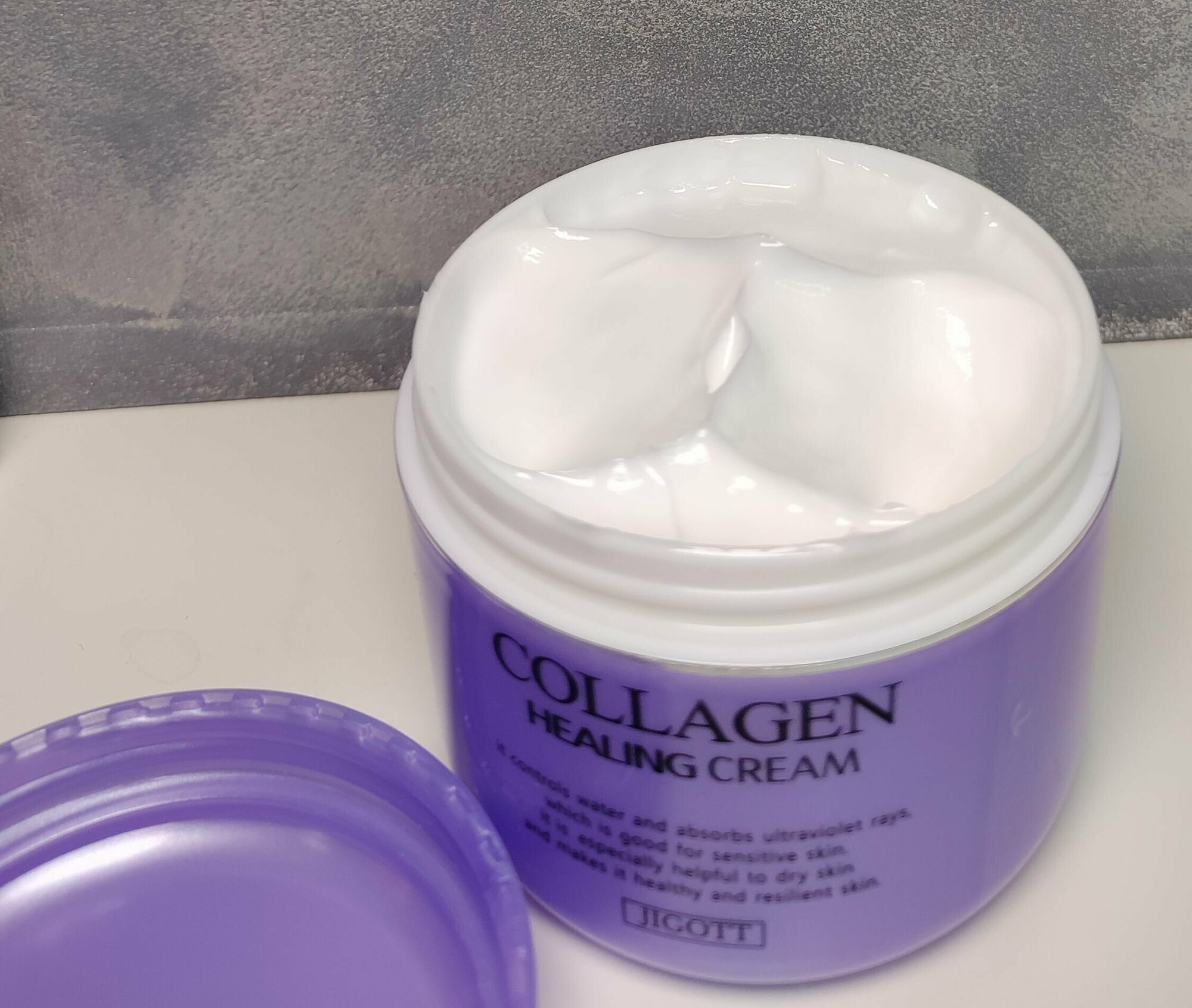 Крем для лица Jigott Collagen Healing Cream 100мл - фото №10