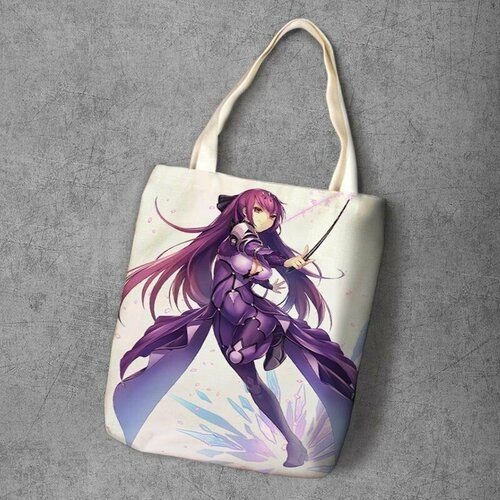 фото Сумка шоппер anime dakimakura, фактура рельефная, мультиколор