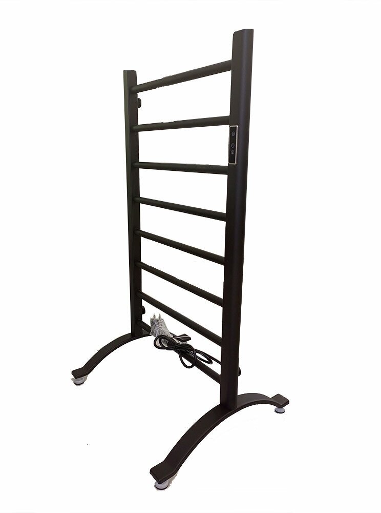 фото Полотенцесушитель электр. Velar Tetragon 500x800 сухой тен 130вт. черный