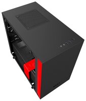 Компьютерный корпус NZXT H200 Black/red