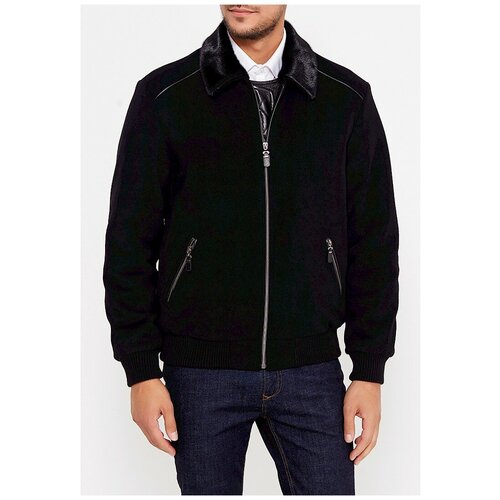 Пальто Berkytt, демисезон/зима, силуэт прямой, пояс, утепленное, размер 58/176, черный