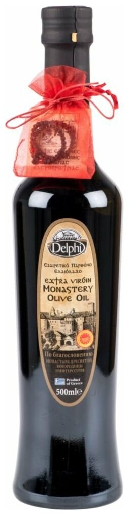 Масло оливковое DELPHI Extra Virgin Монастырское 500 мл - фото №4