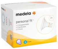 Накладка-воронка Medela PersonalFit бесцветный S 2 шт.