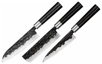 Набор Samura Blacksmith 3 ножа черный