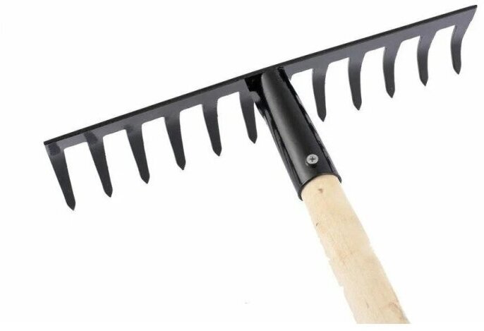 фото Грабли прямые 12- ти зубые без черенкаенка ГП-12
