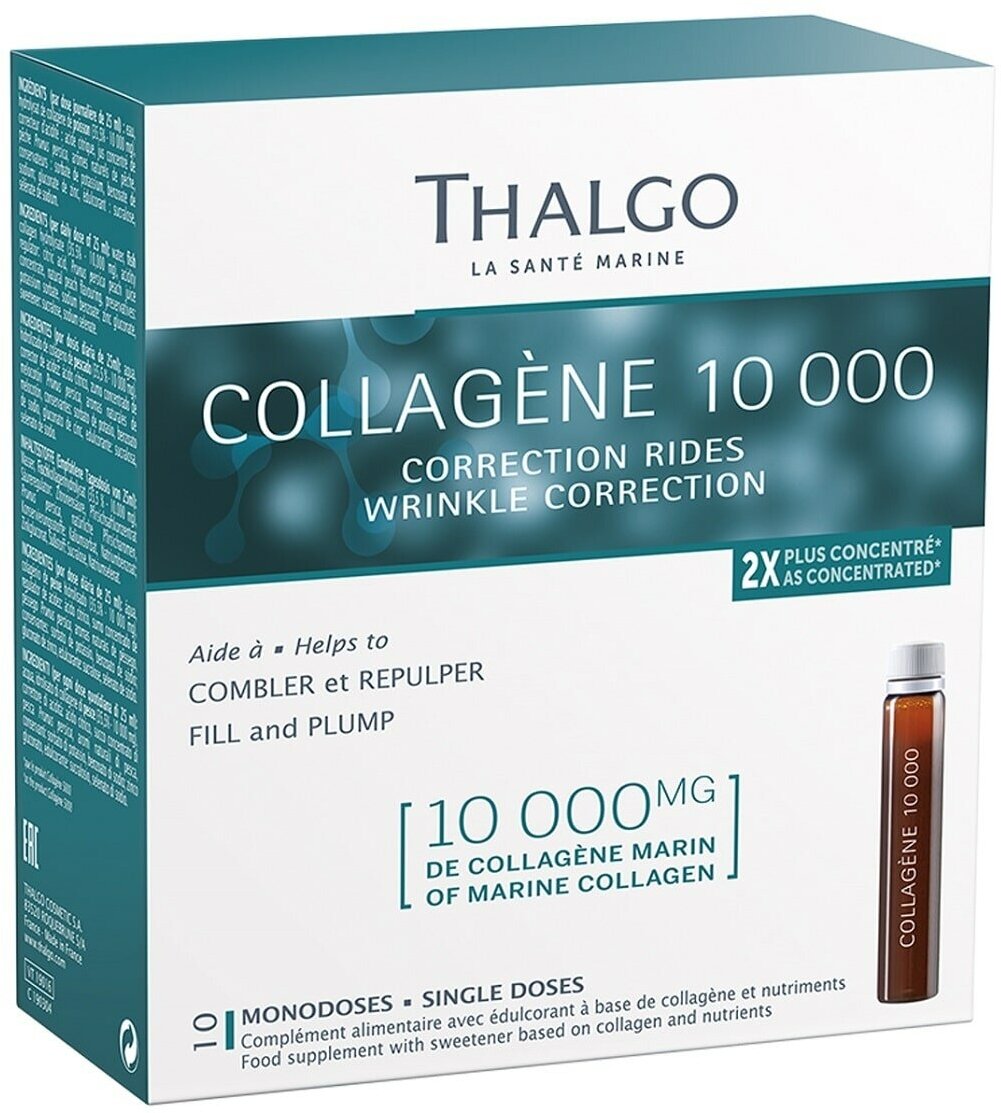 Комплекс THALGO для молодости и красоты Collagene 10000, 10 ампул х 25 мл