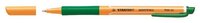 STABILO Набор гелевых ручек pointVisco 4 цвета, 0.5 мм (1099/4), зеленый цвет чернил