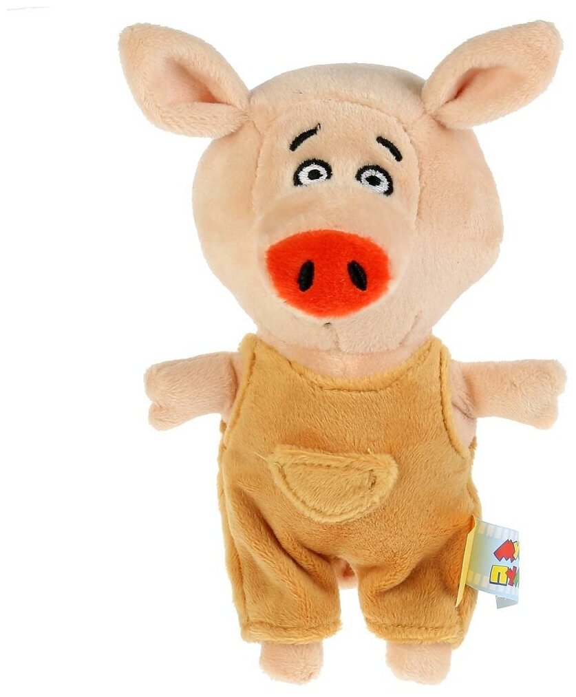 Мягкая игрушка Мульти-Пульти Оранжевая корова. Поросенок Коля, 15 см, без чипа V92727-15NS