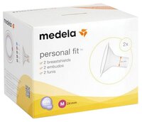 Накладка-воронка Medela PersonalFit бесцветный S 2 шт.